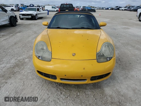 2000 Porsche Boxster S with VIN WP0CB2988YU663705, listed as a Copart auction lot 74639094 with 0 mi miles and Non Repairable. Bid and sale history available at carsss.com. Image 5.