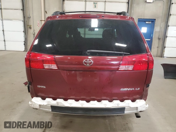 2005 Toyota Sienna CE with VIN 5TDZA23C75S248742, listed as a Copart auction lot 54779615 with 52,865 mi miles and Salvage Title. Bid and sale history available at DreamBid. Image 6.