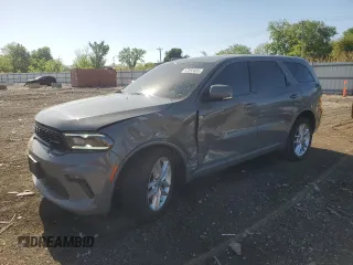 2022 Dodge Durango GT Plus with VIN 1C4RDJDG6NC104510, listed as a Copart auction lot 57055685 with 82,582 mi miles and Salvage title. Bid and sale history available at DreamBid. Image 1.