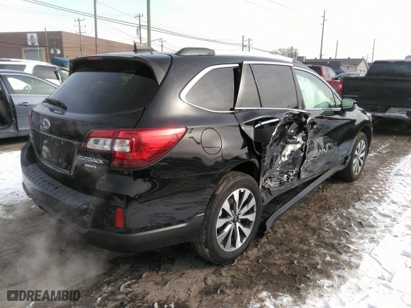 2017 Subaru Outback Touring with VIN 4S4BSETC9H3329789, listed as a IAAI auction lot 41553614 with 73,852 mi miles. Bid and sale history available at carsss.com. Image 4.