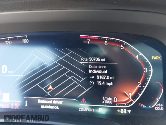 2020 BMW X5 sDrive40i with VIN 5UXCR4C03L9C82755, listed as a IAAI auction lot 42494503 with 50,706 mi miles and . Bid and sale history available at DreamBid. Image 15.