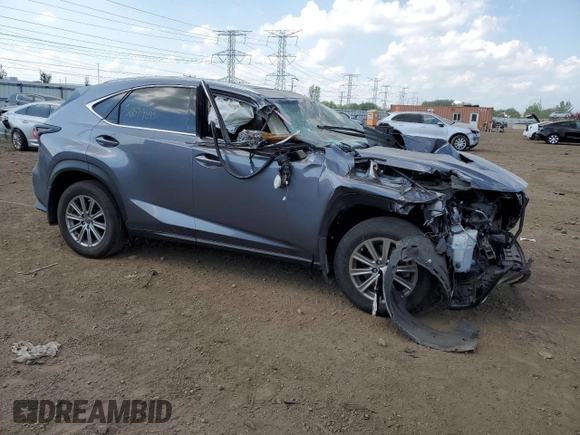 2021 Lexus NX 300 with VIN JTJDARDZ2M2263447, listed as a Copart auction lot 56679395 with 22,455 mi miles and Salvage title. Bid and sale history available at DreamBid. Image 4.