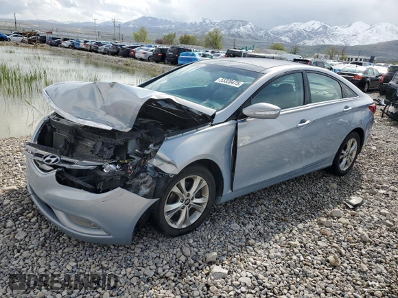 2013 Hyundai Sonata Limited with VIN 5NPEC4AC6DH794721, listed as a Copart auction lot 53328475 with 234,695 mi miles and Salvage Title. Bid and sale history available at carsss.com. Image 1.