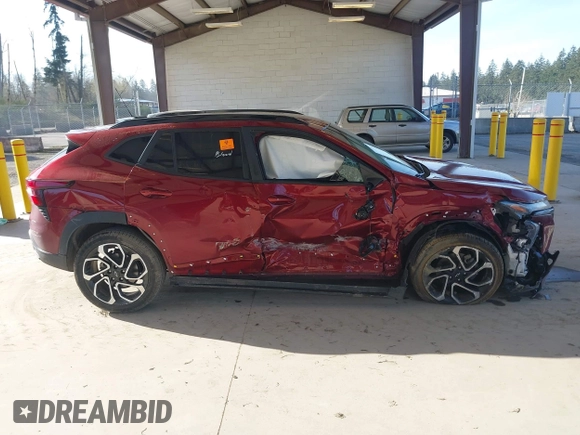 2024 Chevrolet Trax 2RS with VIN KL77LJE20RC231365, listed as a IAAI auction lot 41959654 with Not Provided miles and . Bid and sale history available at DreamBid. Image 12.