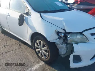 2011 Toyota Corolla L with VIN 2T1BU4EE6BC655619, listed as a IAAI auction lot 42141351 with 150,665 mi miles and . Bid and sale history available at DreamBid. Image 6.