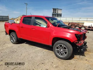 2020 Chevrolet Colorado 4WD Work Truck with VIN 1GCGTBEN0L1145933, listed as a Copart auction lot 60484365 with 70,417 mi miles and Salvage title. Bid and sale history available at DreamBid. Image 4.