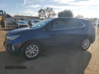 2023 Chevrolet Equinox LT with VIN 3GNAXJEG4PS119806, listed as a Copart auction lot 87320364 with 22,960 mi miles and Clean title. Bid and sale history available at DreamBid. Image 1.