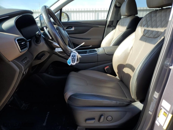 2022 Hyundai Santa Fe Hybrid SEL Premium with VIN KM8S3DA1XNU029967, listed as a Copart auction lot 79627114 with 44,884 mi miles and Salvage Title. Bid and sale history available at carsss.com. Image 7.
