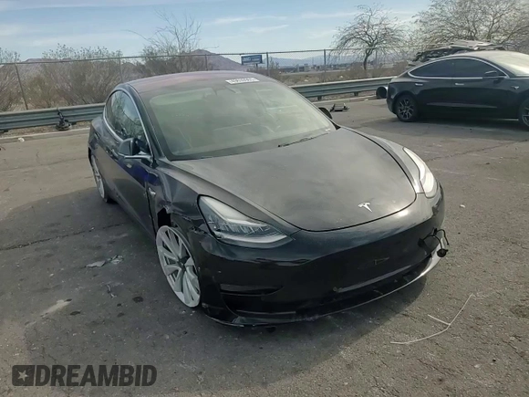 2018 Tesla Model 3 Long Range Battery with VIN 5YJ3E1EA3JF053638, listed as a Copart auction lot 49630965 with 52,131 mi miles and Salvage Title. Bid and sale history available at DreamBid. Image 11.
