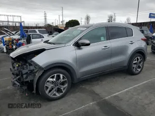 2020 Kia Sportage EX z VIN KNDPN3ACXL7691866, wystawiony jako Copart lot #49462485 z przebiegiem 36 611 mil mil oraz Szkoda całkowita • Salvage title. Historia ofert i sprzedaży dostępna na DreamBid. Obrazek 1.