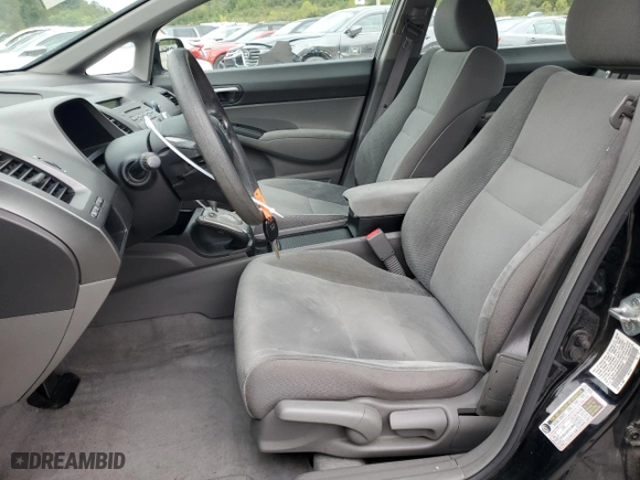 2009 Honda Civic Sdn LX with VIN 19XFA16559E050347, listed as a Copart auction lot 72923904 with 125,600 mi miles and Salvage Title. Bid and sale history available at carsss.com. Image 7.