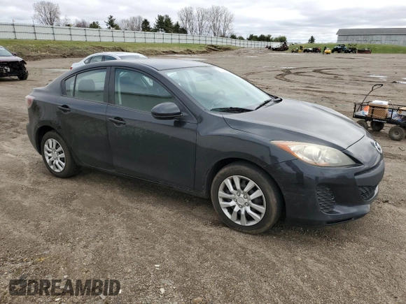 2013 Mazda 3 i SV with VIN JM1BL1TFXD1765660, listed as a Copart auction lot 51045195 with 161,749 mi miles and Salvage Title. Bid and sale history available at DreamBid. Image 4.