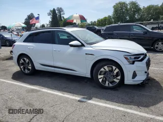 2022 Audi e-tron Premium with VIN WA1AAAGE3NB013467, listed as a Copart auction lot 47391893 with 22,979 mi miles. Bid and sale history available at carsss.com. Image 4.