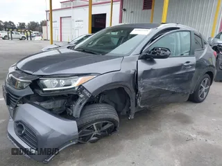 2021 Honda HR-V EX-L with VIN 3CZRU5H7XMM726567, listed as a IAAI auction lot 41865948 with 43,017 mi miles. Bid and sale history available at carsss.com. Image 6.