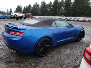 2017 Chevrolet Camaro 2SS with VIN 1G1FH3D76H0130722, listed as a Copart auction lot 87033954 with 35,600 mi miles and Salvage title. Bid and sale history available at DreamBid. Image 3.