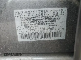 2019 Nissan Sentra SV with VIN 3N1AB7AP7KY401723, listed as a Copart auction lot 48760795 with Not Provided miles and Salvage Title. Bid and sale history available at DreamBid. Image 13.