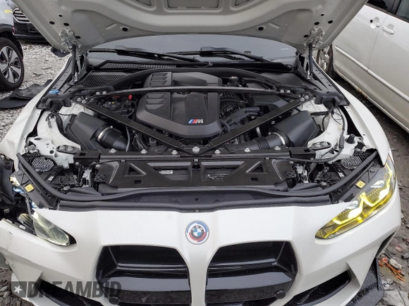 2023 BMW M3 Competition xDrive z VIN WBS43AY05PFP19411, wystawiony jako Copart lot #85955874 z przebiegiem 18 709 mil mil oraz Szkoda całkowita • Salvage title. Historia ofert i sprzedaży dostępna na DreamBid. Obrazek 12.