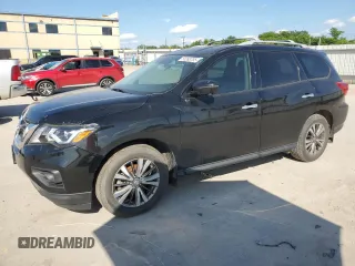2019 Nissan Pathfinder S with VIN 5N1DR2MN6KC621250, listed as a Copart auction lot 56393755 with 148,461 mi miles and Salvage title. Bid and sale history available at DreamBid. Image 1.