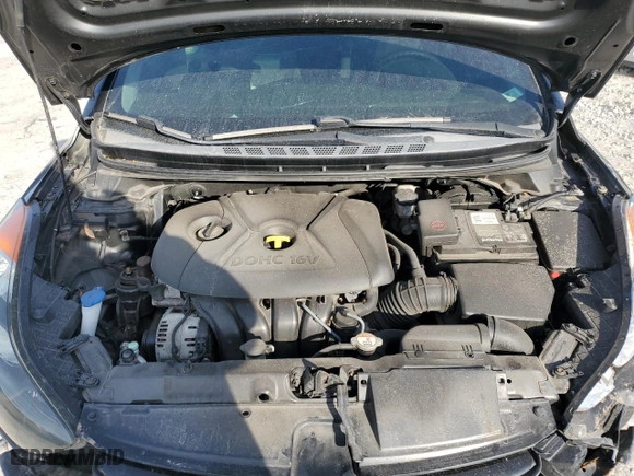 2013 Hyundai Elantra GLS with VIN 5NPDH4AE7DH369510, listed as a Copart auction lot 49780505 with 94,834 mi miles and Salvage Title. Bid and sale history available at carsss.com. Image 12.