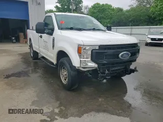 2021 Ford F-250 XL with VIN 1FTBF2A60MEC77777, listed as a Copart auction lot 59657405 with 123,103 mi miles and Salvage title. Bid and sale history available at DreamBid. Image 13.