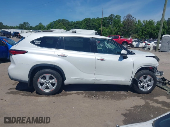2022 Toyota Highlander L z VIN 5TDCZRBHXNS184202, wystawiony jako IAAI lot #42292281 z przebiegiem 15 141 mil mil oraz . Historia ofert i sprzedaży dostępna na DreamBid. Obrazek 14.