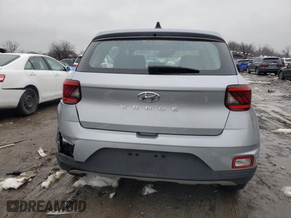 2021 Hyundai Venue SE with VIN KMHRB8A37MU065205, listed as a Copart auction lot 45198245 with 67,103 mi miles and Salvage Title. Bid and sale history available at DreamBid. Image 6.