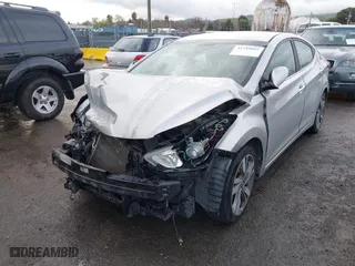 2014 Hyundai Elantra SE with VIN KMHDH4AE8EU170548, listed as a IAAI auction lot 41789097 with 196,055 mi miles. Bid and sale history available at carsss.com. Image 6.
