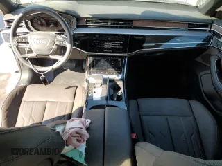 2024 Audi A8 with VIN WAULDAF81RN008674, listed as a Copart auction lot 68682444 with 539 mi miles and Salvage Title. Bid and sale history available at carsss.com. Image 8.