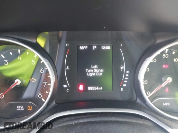 2018 Jeep Compass Sport с VIN 3C4NJCAB0JT338622, выставлен на аукционе IAAI как лот 42287302 с пробегом 99 554 миль миль и . История ставок и продаж доступна на DreamBid. Изображение 7.