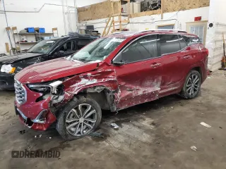 2019 GMC Terrain Denali z VIN 3GKALXEX7KL289270, wystawiony jako Copart lot #45186365 z przebiegiem 53 434 mil mil oraz Szkoda całkowita • Salvage title. Historia ofert i sprzedaży dostępna na DreamBid. Obrazek 1.
