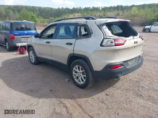 2015 Jeep Cherokee Sport with VIN 1C4PJLAB7FW732855, listed as a IAAI auction lot 41960540 with 157,674 mi miles. Bid and sale history available at carsss.com. Image 3.