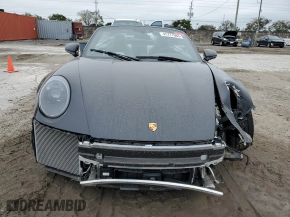 2023 Porsche 911 Turbo with VIN WP0CD2A93PS263575, listed as a Copart auction lot 41777665 with 0 mi miles and Salvage Title. Bid and sale history available at carsss.com. Image 5.
