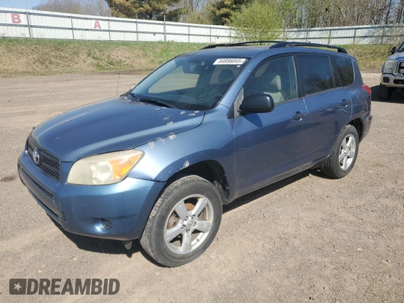 2006 Toyota RAV4 with VIN JTMBD33VX65013503, listed as a Copart auction lot 54956045 with 0 mi miles and Clean Title. Bid and sale history available at carsss.com. Image 1.