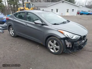 2012 Hyundai Elantra GLS PZEV with VIN 5NPDH4AEXCH071001, listed as a IAAI auction lot 41850232 with 147,278 mi miles. Bid and sale history available at carsss.com. Image 1.