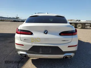 2024 BMW X4 xDrive30i with VIN 5UX33DT04R9W98594, listed as a Copart auction lot 57253885 with Not provided miles and Non repairable. Bid and sale history available at DreamBid. Image 6.