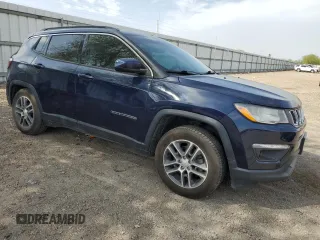 2018 Jeep Compass Latitude with VIN 3C4NJCBB4JT408010, listed as a Copart auction lot 48127335 with 105,866 mi miles and Salvage Title. Bid and sale history available at DreamBid. Image 4.