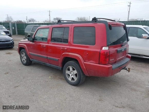 2009 Jeep Commander Sport with VIN 1J8HG48K99C544044, listed as a IAAI auction lot 41741302 with 183,992 mi miles. Bid and sale history available at carsss.com. Image 3.