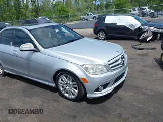 2009 Mercedes-Benz C 300 Sport with VIN WDDGF54X19R084393, listed as a IAAI auction lot 42145244 with 130,740 mi miles and . Bid and sale history available at DreamBid. Image 1.