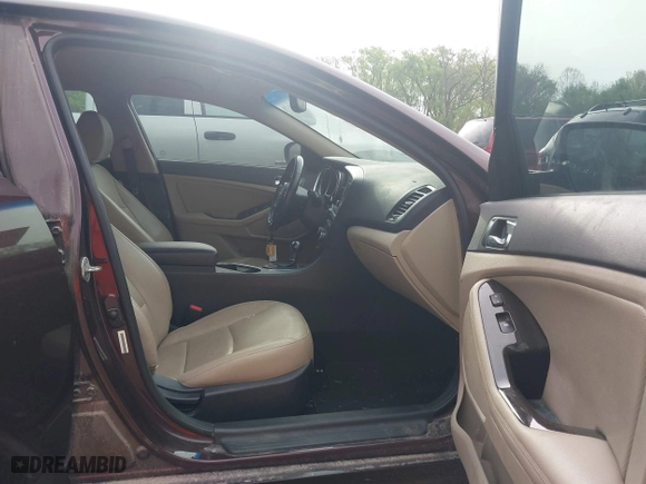 2014 Kia Optima EX with VIN 5XXGN4A71EG321621, listed as a IAAI auction lot 42077320 with 169,372 mi miles. Bid and sale history available at carsss.com. Image 5.