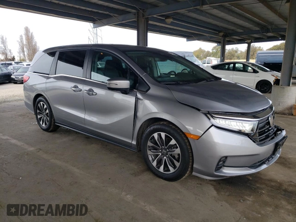 2022 Honda Odyssey EX-L с VIN 5FNRL6H79NB040847, выставлен на аукционе Copart как лот 48976685 с пробегом 62 045 миль миль и Списание • Salvage title. История ставок и продаж доступна на DreamBid. Изображение 4.