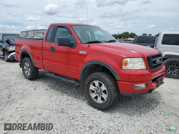 2004 Ford F-150 XL with VIN 1FTRF14524NC39799, listed as a Copart auction lot 59115774 with 156,709 mi miles and Salvage Title. Bid and sale history available at DreamBid. Image 4.