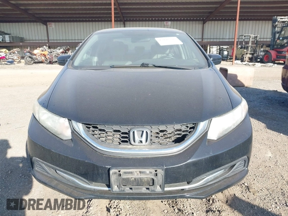 2014 Honda Civic Sedan LX with VIN 2HGFB2F55EH532657, listed as a IAAI auction lot 42098893 with 156,535 mi miles. Bid and sale history available at carsss.com. Image 12.
