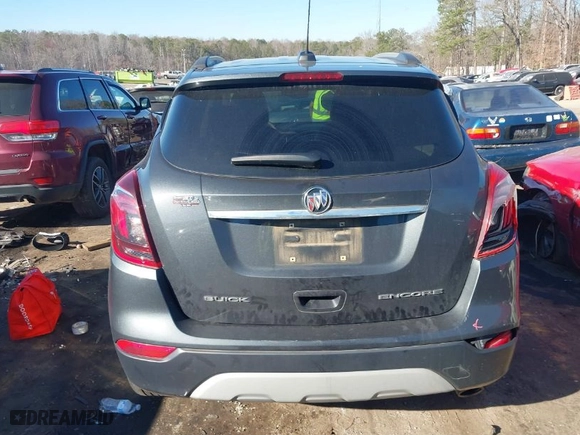 2018 Buick Encore Preferred with VIN KL4CJASB8JB619962, listed as a IAAI auction lot 41675481 with 157,033 mi miles. Bid and sale history available at carsss.com. Image 16.