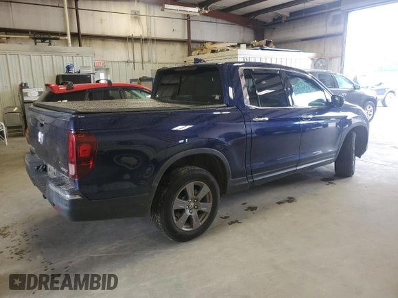 2020 Honda Ridgeline RTL-E with VIN 5FPYK3F71LB016725, listed as a Copart auction lot 60541485 with 66,840 mi miles and Salvage title. Bid and sale history available at DreamBid. Image 3.