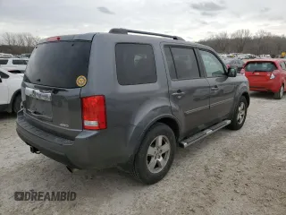 2011 Honda Pilot EX-L with VIN 5FNYF4H61BB046264, listed as a Copart auction lot 49599525 with 186,908 mi miles and Salvage Title. Bid and sale history available at carsss.com. Image 3.