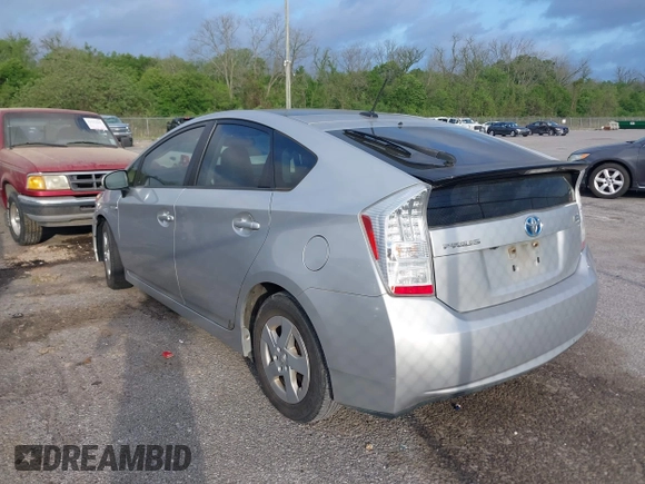 2010 Toyota Prius II with VIN JTDKN3DU3A0050322, listed as a IAAI auction lot 41916034 with 1 mi miles. Bid and sale history available at carsss.com. Image 3.