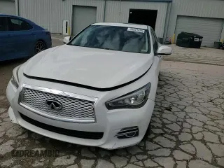2015 Infiniti Q50 Premium with VIN JN1BV7AP5FM345771, listed as a Copart auction lot 59021485 with 170,199 mi miles and Salvage title. Bid and sale history available at DreamBid. Image 13.
