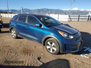 2018 Kia Niro LX with VIN KNDCB3LC0J5177991, listed as a Copart auction lot 47034345 with 52,378 mi miles and Salvage Title. Bid and sale history available at carsss.com. Image 4.