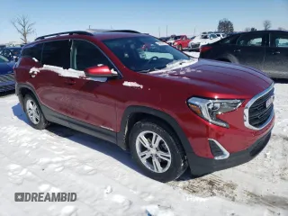 2018 GMC Terrain SLE with VIN 3GKALMEV3JL354854, listed as a Copart auction lot 45855925 with 57,327 mi miles and Clean Title. Bid and sale history available at carsss.com. Image 4.