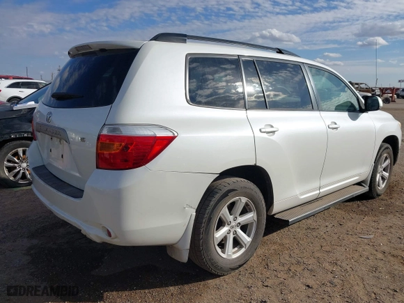 2009 Toyota Highlander with VIN JTEDS41A192085373, listed as a IAAI auction lot 41251958 with 343,397 mi miles. Bid and sale history available at carsss.com. Image 4.